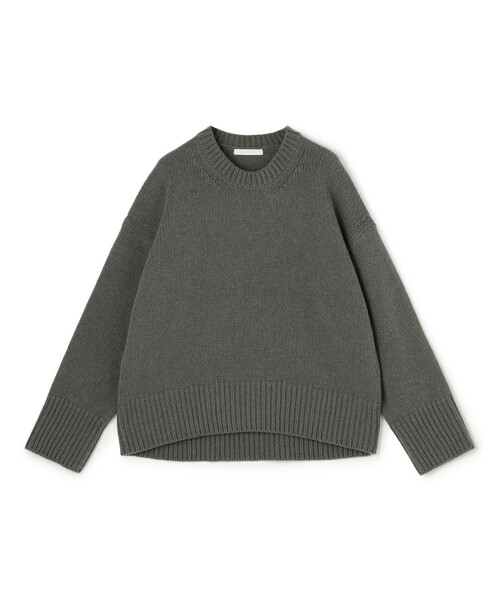 GALERIE VIE(ギャルリー ヴィー)の「【一部WEB先行予約】ファインウール クルーネックプルオーバー(ニット/セーター・レディース・ホワイト/グレー/イエロー/ライトブルー/グリーン/ベージュ系その他/チャコールグレー/ライトピンク/ライトグレー/ライトパープル/ネイビー/ブラック/ブラウン/モスグリーン・S/M)」の10枚目の写真