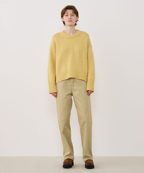 ファインウール クルーネックプルオーバー（ニット/セーター