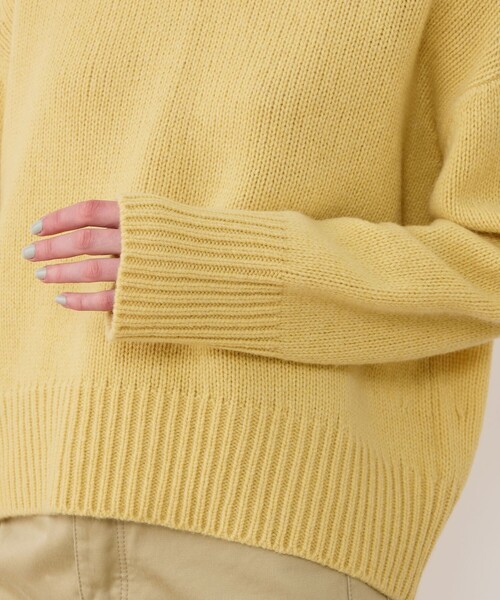 ファインウール クルーネックプルオーバー（ニット/セーター