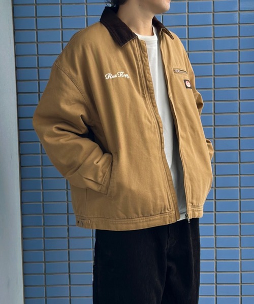 RED KAP（レッドキャップ）の「REDKAP Workwear Duck Canvas Jacket（ブルゾン・メンズ・カーキ/ブラック/ベージュ・XL/L/M）」の2枚目の写真