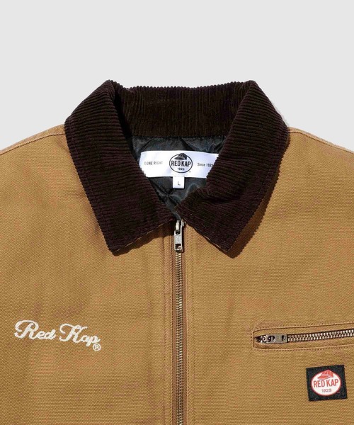 RED KAP（レッドキャップ）の「REDKAP Workwear Duck Canvas Jacket（ブルゾン・メンズ・カーキ/ブラック/ベージュ・XL/L/M）」の6枚目の写真