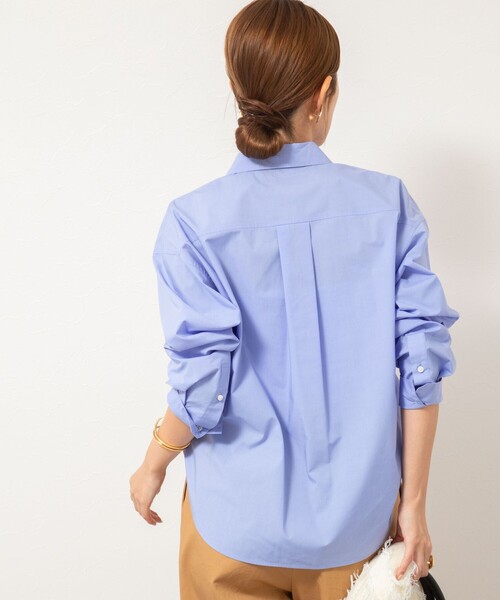 NOLLEY’S(ノーリーズ)の「ウォッシャブル2WAYBasicレギュラーシャツ(シャツ/ブラウス・レディース・ブルー系その他/ホワイト/サックスブルー/ベージュ系その他・38)」の16枚目の写真
