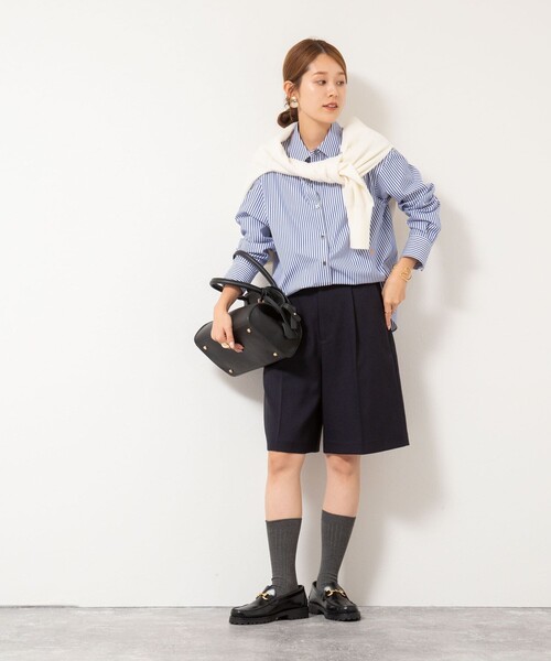 NOLLEY’S(ノーリーズ)の「ウォッシャブル2WAYBasicレギュラーシャツ(シャツ/ブラウス・レディース・ブルー系その他/ホワイト/サックスブルー/ベージュ系その他・38)」の17枚目の写真