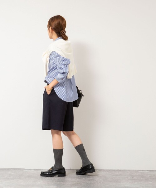 NOLLEY’S(ノーリーズ)の「ウォッシャブル2WAYBasicレギュラーシャツ(シャツ/ブラウス・レディース・ブルー系その他/ホワイト/サックスブルー/ベージュ系その他・38)」の18枚目の写真