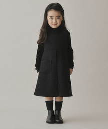 ★新品★ イエナアンファン　ドットワンピース ドレス　110 定価10780円 IENA ENFANT｜イエナアンファンのワンピース/ドレス（ブラック/黒色系