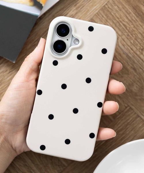 水玉 ドット柄 iPhoneケース カバー【iPhone12/13/14/15/15pro/16
