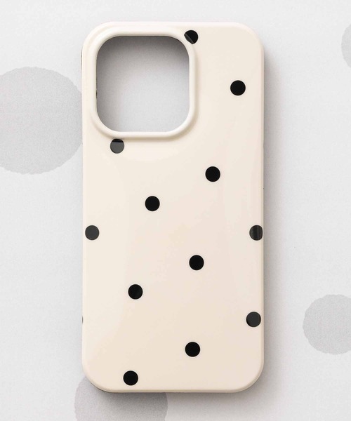 水玉 ドット柄 iPhoneケース カバー【iPhone12/13/14/15/15pro/16