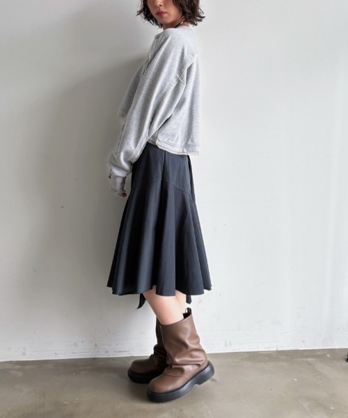 VACANCY（ヴァカンシー）の「カバーミディアム厚底ブーツ（ブーツ・レディース・ブラック/ブラウン・LARGE/MEDIUM）」の8枚目の写真