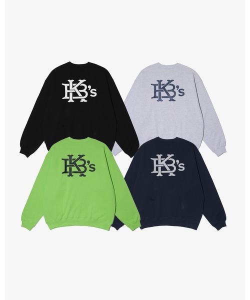 KEBOZ（ケボズ）の「EFG SWEAT CREWNECK（スウェット・メンズ・ブラック/ネイビー/グレー/グリーン・S/M/L/2XL/XL）」の7枚目の写真