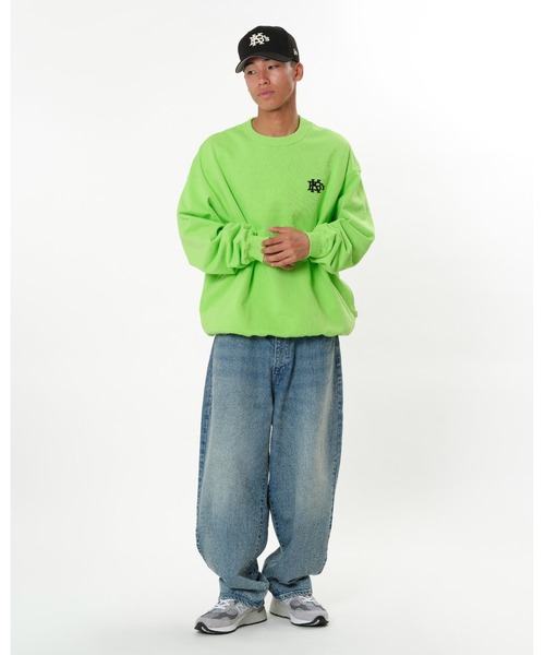 KEBOZ（ケボズ）の「EFG SWEAT CREWNECK（スウェット・メンズ・ブラック/ネイビー/グレー/グリーン・S/M/L/2XL/XL）」の5枚目の写真