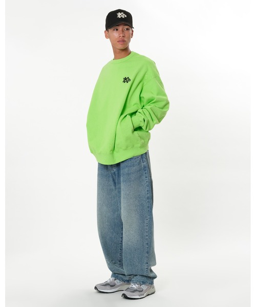 KEBOZ（ケボズ）の「EFG SWEAT CREWNECK（スウェット・メンズ・ブラック/ネイビー/グレー/グリーン・S/M/L/2XL/XL）」の6枚目の写真