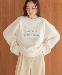Bab（バブ）の「ロゴ刺繍ボリュームスウェットトップス（スウェット・レディース）」