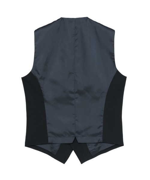 BRICK HOUSE by TOKYO SHIRT（ブリックハウス）の「布帛 ジレ（ベスト・メンズ・ネイビー・M/L/LL）」の3枚目の写真