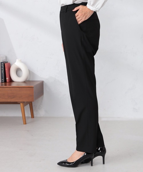 GALLORIA（ギャローリア）の「【キレメクパンツ】すっきりストレートパンツ（その他パンツ・レディース・グレー/チャコールグレー/ブラック・LL/L/M/S）」の7枚目の写真