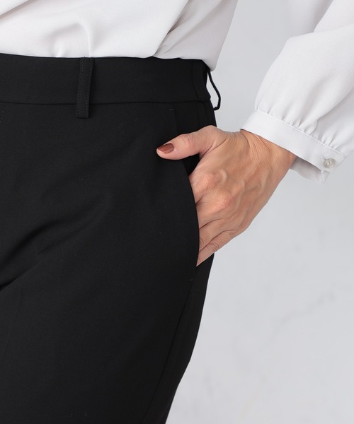 GALLORIA（ギャローリア）の「【キレメクパンツ】すっきりストレートパンツ（その他パンツ・レディース・グレー/チャコールグレー/ブラック・LL/L/M/S）」の5枚目の写真