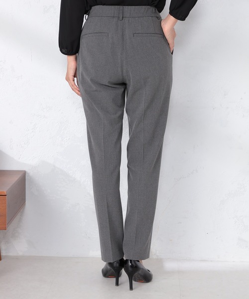 GALLORIA（ギャローリア）の「【キレメクパンツ】すっきりストレートパンツ（その他パンツ・レディース・グレー/チャコールグレー/ブラック・LL/L/M/S）」の10枚目の写真