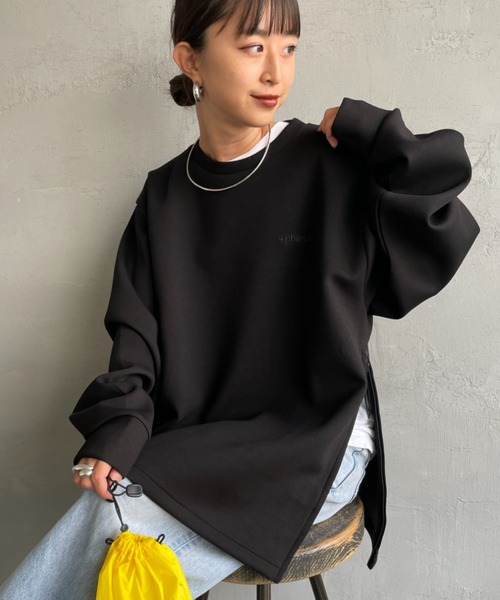 ＋phenix/プラスフェニックス] 別注 ダンボールニット サイドジップ