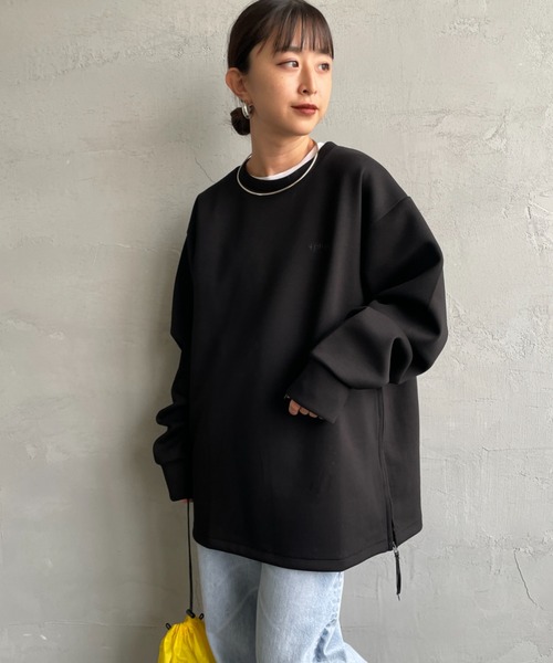 ＋phenix/プラスフェニックス] 別注 ダンボールニット サイドジップ