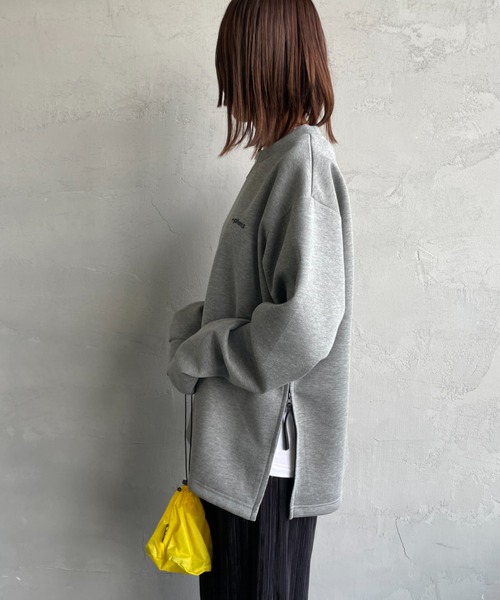 ＋phenix/プラスフェニックス] 別注 ダンボールニット サイドジップ