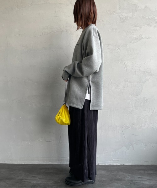 ＋phenix/プラスフェニックス] 別注 ダンボールニット サイドジップ