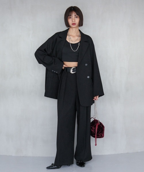 PAGEBOY（ページボーイ）の「ベロアキンチャクBAG（ハンドバッグ・レディース・ブラック/レオパード/レッド・FREE）」の4枚目の写真