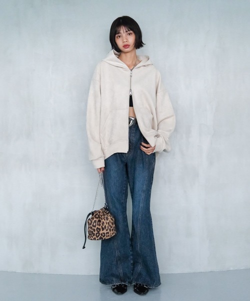 PAGEBOY（ページボーイ）の「ベロアキンチャクBAG（ハンドバッグ・レディース・ブラック/レオパード/レッド・FREE）」の8枚目の写真