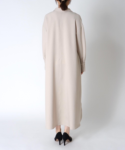 Jines(ジネス)の「メランジ2wayカルゼ万能ワンピース【WEB限定】(ワンピース・レディース・ベージュ/ネイビー・38)」の15枚目の写真
