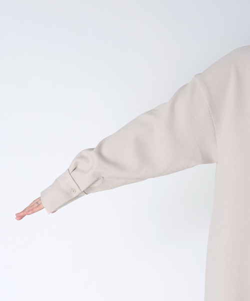 Jines(ジネス)の「メランジ2wayカルゼ万能ワンピース【WEB限定】(ワンピース・レディース・ベージュ/ネイビー・38)」の17枚目の写真