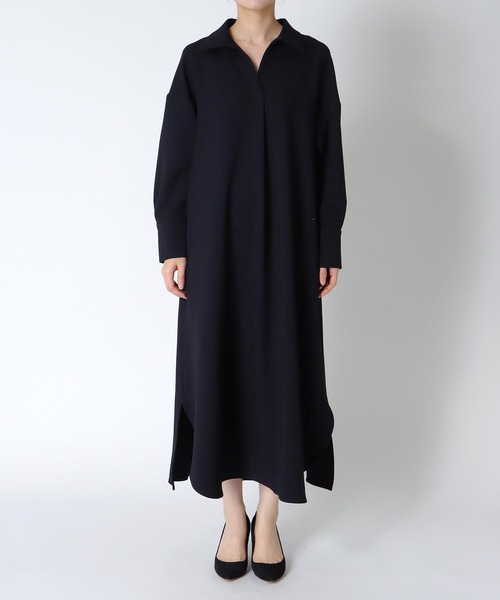 Jines(ジネス)の「メランジ2wayカルゼ万能ワンピース【WEB限定】(ワンピース・レディース・ベージュ/ネイビー・38)」の21枚目の写真