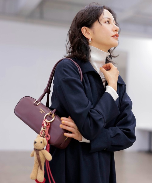 Jines(ジネス)の「メランジ2wayカルゼ万能ワンピース【WEB限定】(ワンピース・レディース・ベージュ/ネイビー・38)」の7枚目の写真