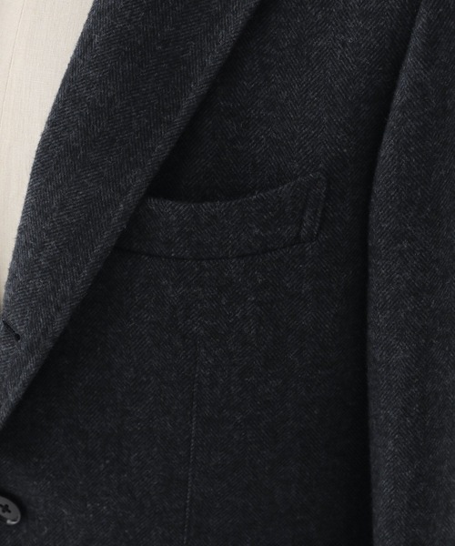GLOBAL WORK（グローバルワーク）の「ウールブレンドジャケット/Salon de GW/581176（テーラードジャケット・メンズ・グレー/ブラウン/ネイビー・SMALL/MEDIUM/LARGE/X-LARGE）」の8枚目の写真