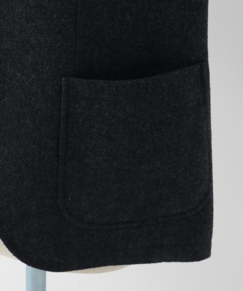 GLOBAL WORK（グローバルワーク）の「ウールブレンドジャケット/Salon de GW/581176（テーラードジャケット・メンズ・グレー/ブラウン/ネイビー・SMALL/MEDIUM/LARGE/X-LARGE）」の9枚目の写真