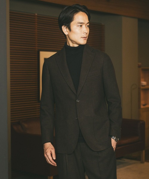 GLOBAL WORK（グローバルワーク）の「ウールブレンドジャケット/Salon de GW/581176（テーラードジャケット・メンズ・グレー/ブラウン/ネイビー・SMALL/MEDIUM/LARGE/X-LARGE）」の19枚目の写真