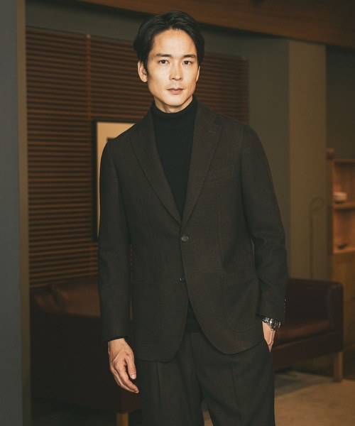 GLOBAL WORK（グローバルワーク）の「ウールブレンドジャケット/Salon de GW/581176（テーラードジャケット・メンズ・グレー/ブラウン/ネイビー・SMALL/MEDIUM/LARGE/X-LARGE）」の20枚目の写真