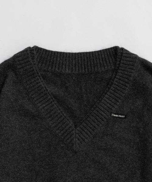 2025Winter Pre-Order】アンゴラウールVネックニット / Angora