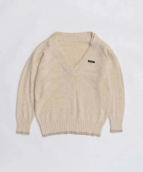 PRANK PROJECT（プランクプロジェクト）の「アンゴラウールVネックニット / Angora Wool V-Neck Knit（ニット/セーター・レディース・ピンク/ホワイト/チャコールグレー/ブラック・FREE）」の16枚目の写真