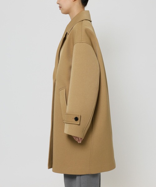 BABYLONE（バビロン）の「ボンディングジャケットコート（ピーコート・レディース・チャコール/ベージュ・フリー）」の19枚目の写真