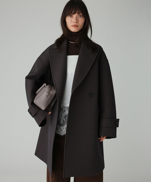 【美品】バビロン⭐️BABYLONE⭐️ ジャケット⭐️コート⭐️定価42900円 ボンディングジャケットコート（ピーコート）｜BABYLONE（バビロン）の