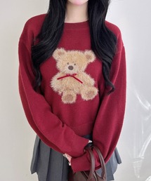 INGNI | もちもちフェザーベアニットプルオーバー(ニット/セーター)