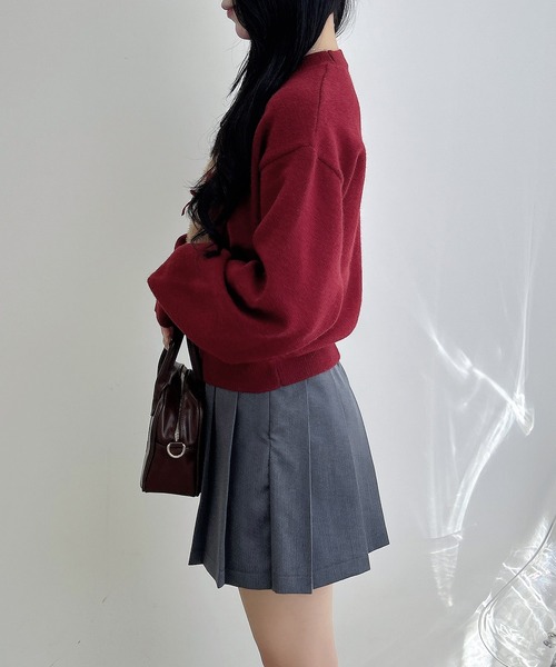 INGNI（イング）の「もちもちフェザーベアニットプルオーバー（ニット/セーター・レディース・オフホワイト/ネイビー/ボルドー/ホワイト系その他/ネイビー系1/ワイン系・M）」の17枚目の写真