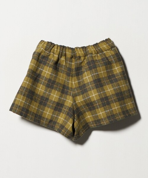 green label relaxing（グリーンレーベルリラクシング）の「チェック ラップキュロット（イエロー） / キッズ  100cm-160cm（その他パンツ・キッズ・イエロー・120cm/100cm/150cm/130cm/140cm/160cm/110cm）」の15枚目の写真