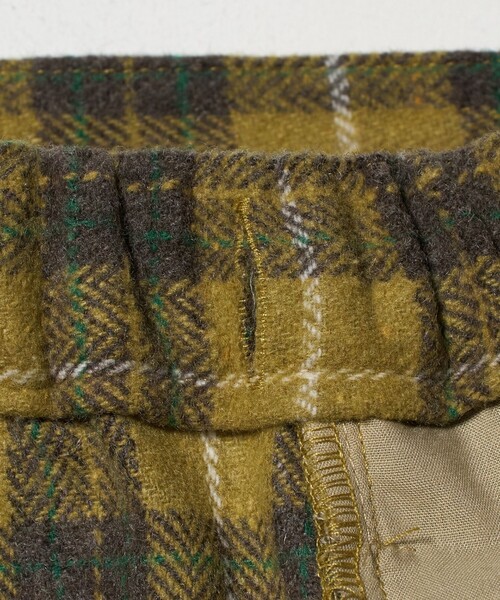 green label relaxing（グリーンレーベルリラクシング）の「チェック ラップキュロット（イエロー） / キッズ  100cm-160cm（その他パンツ・キッズ・イエロー・120cm/100cm/150cm/130cm/140cm/160cm/110cm）」の20枚目の写真