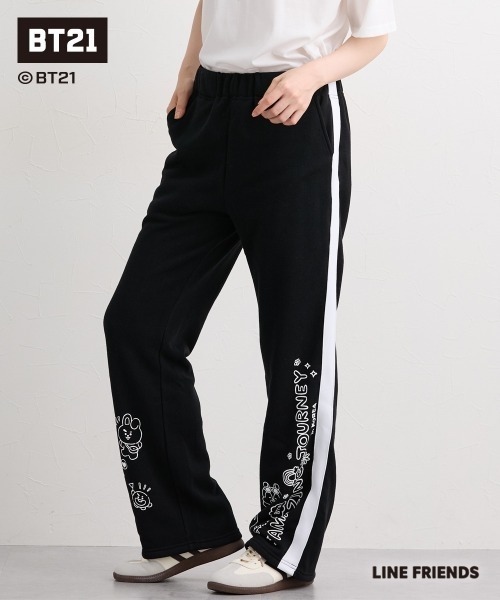 SMILE LAND（スマイルランド）の「【BT21】裏起毛パンツ＜大きいサイズ有＞（その他パンツ・レディース・チャコール/ブラック/カーキ・M/L/LL/3L/4L/5L）」の22枚目の写真