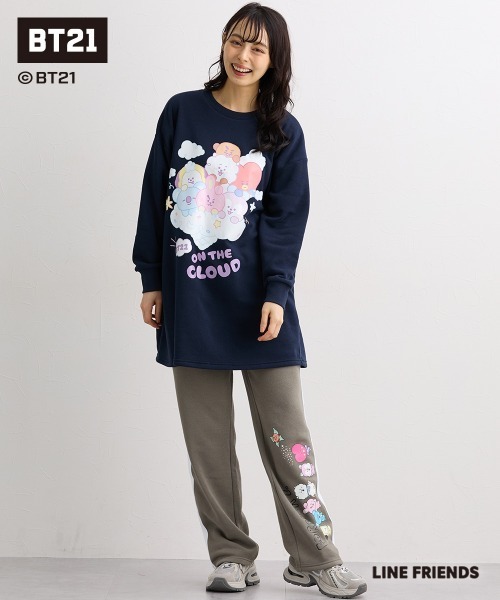 SMILE LAND（スマイルランド）の「【BT21】裏起毛パンツ＜大きいサイズ有＞（その他パンツ・レディース・チャコール/ブラック/カーキ・M/L/LL/3L/4L/5L）」の18枚目の写真