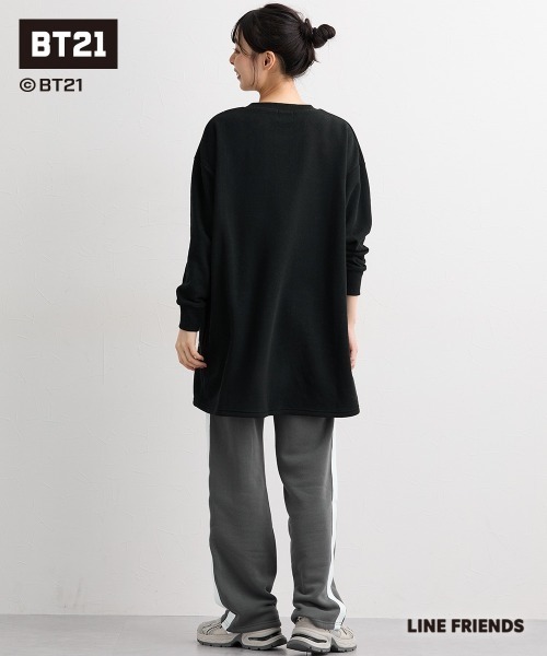 SMILE LAND（スマイルランド）の「【BT21】裏起毛パンツ＜大きいサイズ有＞（その他パンツ・レディース・チャコール/ブラック/カーキ・M/L/LL/3L/4L/5L）」の11枚目の写真