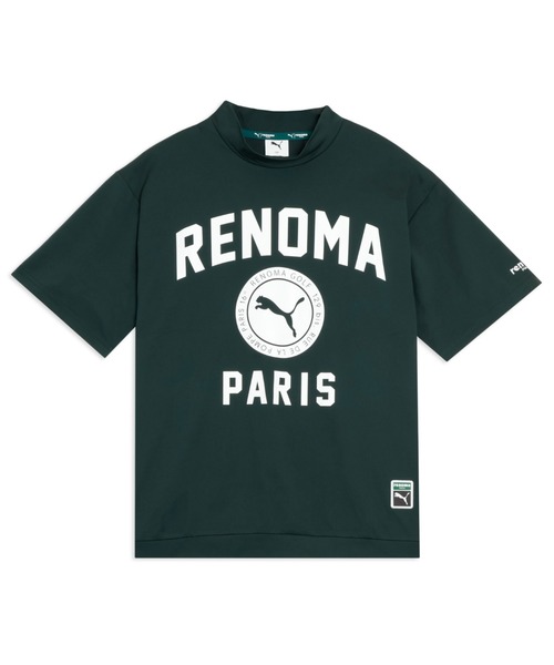 し*う様 PUMA　renoma golf 　プーマ　レノマ　モックネック 半袖 PUMA プーマ メンズ ゴルフ PUMA x renoma golf ロゴ モックネック