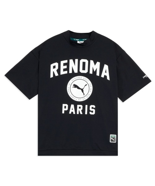 カ*ン様 renoma レノマ　PUMA プーマ　モックネックシャツ(L) セール】PUMA プーマ メンズ ゴルフ PUMA x renoma golf ロゴ モック