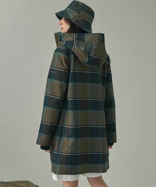 AIGLE（エーグル）の「撥水 チェック バケットハット（ハット・レディース・カーキ・L/M/S）」の3枚目の写真