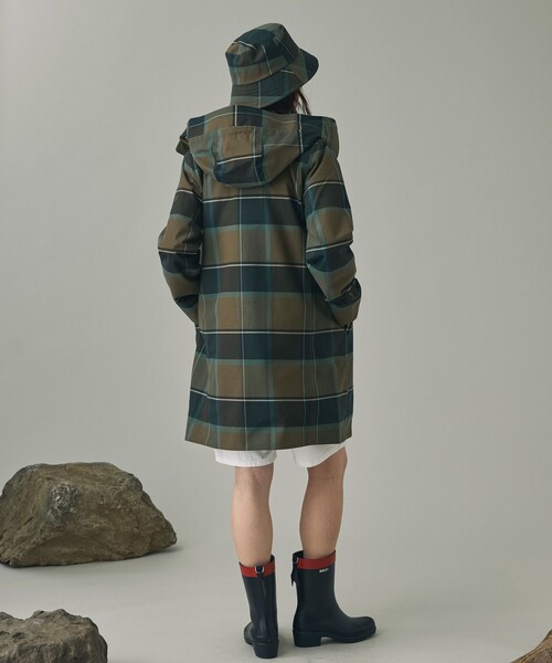 AIGLE（エーグル）の「撥水 チェック バケットハット（ハット・レディース・カーキ・L/M/S）」の6枚目の写真