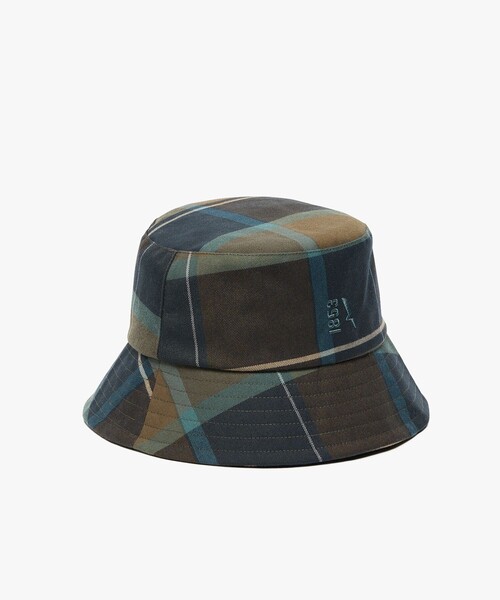 AIGLE（エーグル）の「撥水 チェック バケットハット（ハット・レディース・カーキ・L/M/S）」の7枚目の写真